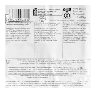 Delhaize | Hachis porc-boeuf | Préparé | Prot. vég. +/- 400 gr