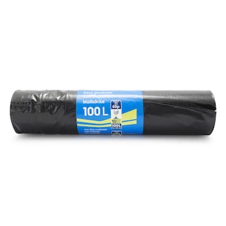 Delhaize | Sacs poubelles | 100l | Liens coulissants 