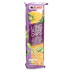 Delhaize | Chips | Long | Jalapeno 90 gr