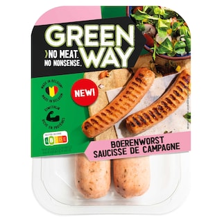 Greenway | Worst | Boeren | Vegan 170 gr