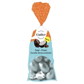 Galler | oeufs de Pâques | Noir | Vanille 