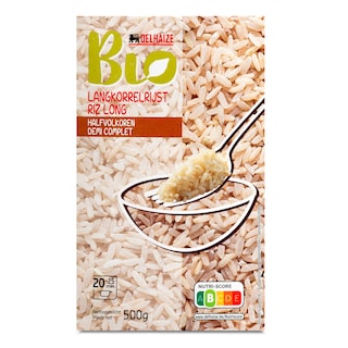 Delhaize | Bio | Riz | Demi complet | Bio 500 gr