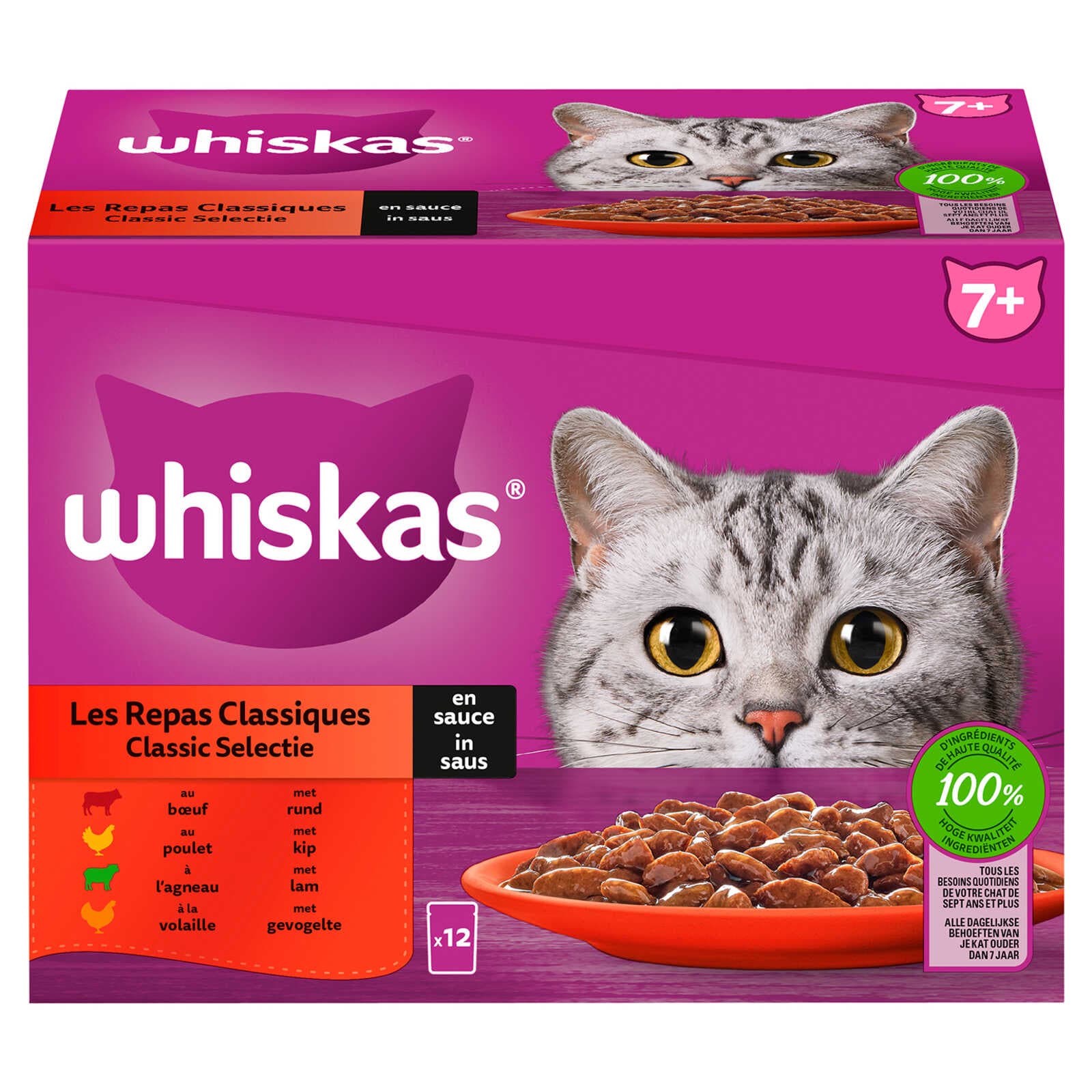 Whiskas Kattenvoeding | Saus | Mix vlees
