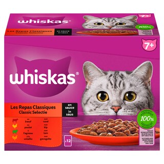 Whiskas | Kattenvoeding | Saus | Mix vlees 