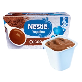 Nestlé | Yogolino | Melkdessert | Cacao | Baby | 6 maanden 4 x 100 gr