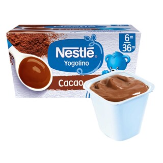 Nestlé | Yogolino | Melkdessert | Cacao | Baby | 6 maanden 4 x 100 gr