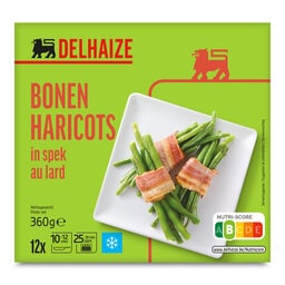 Delhaize | 12 | Haricots vert | Lard 
