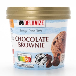 Delhaize | Glace | Brownie | Chocolat 