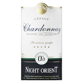 Night Orient | vin sans alcool | Chardonnay | Blanc 
