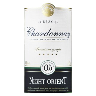 Night Orient | vin sans alcool | Chardonnay | Blanc 75 cl