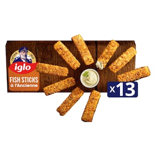 Iglo | Fish Sticks | A l'Ancienne | Paquet de 13 