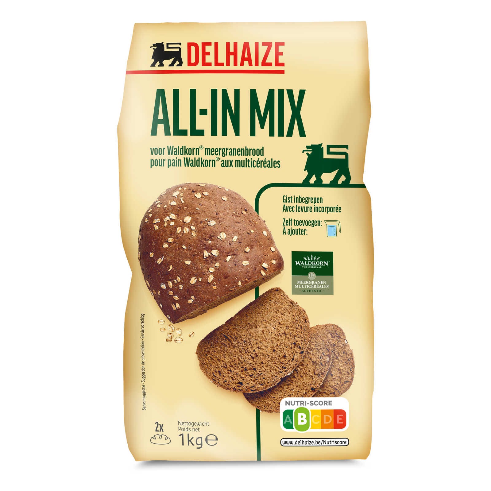 Delhaize All in mix Waldkorn brood