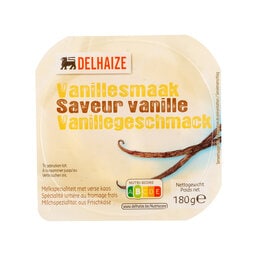 Delhaize | Spécialité au fromage frais | Vanille 180 gr