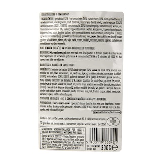 Delhaize | Boulettes | Sauce tomate 300 gr