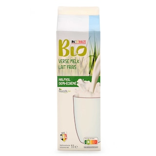 Delhaize | Bio | Verse melk | Halfvolle | Bio 1 l