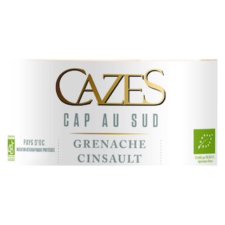 Cazes | Cap Au Sud | Pays d'Oc | Bio | 2023 