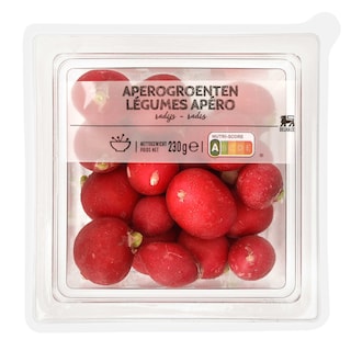 Delhaize | Aperogroente | Radijs 230g 