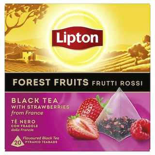 Lipton | Thee | Zwart | Rode vruchten | Zakjes 
