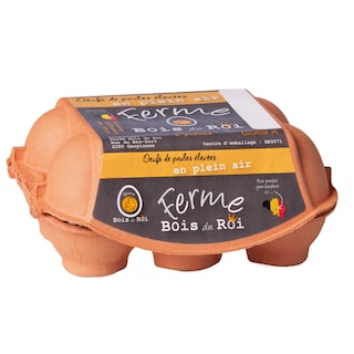 Ferme bois du roi | Bois du roi eieren | Vrije uitloop | Groot 6 st