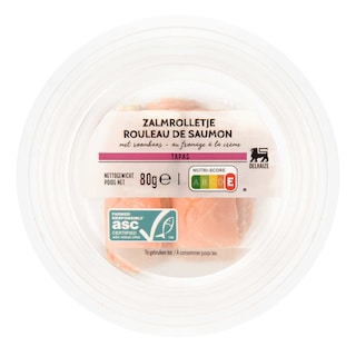 Delhaize | Zalmrolletje | Roomkaas 80 gr