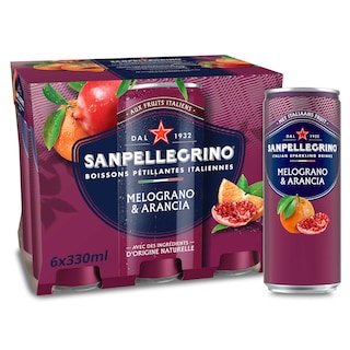 San Pellegrino | Limonade | Melograno e arancia 6 x 33 cl