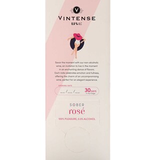 Vintense | 0 % | vin sans alcool | Rosé 