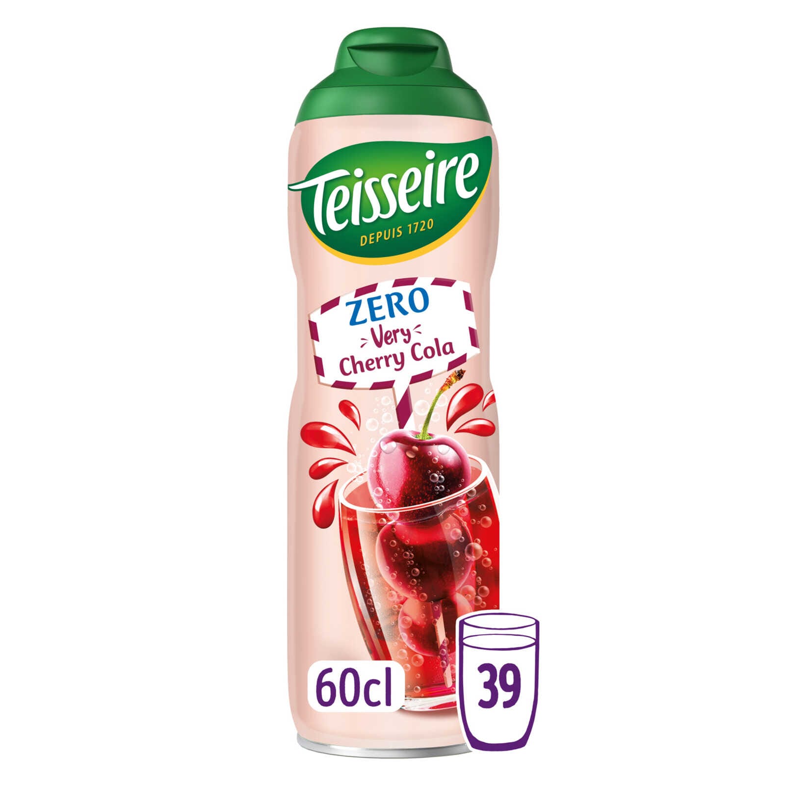 Teisseire Siroop | Kers - Cola | Zonder suiker