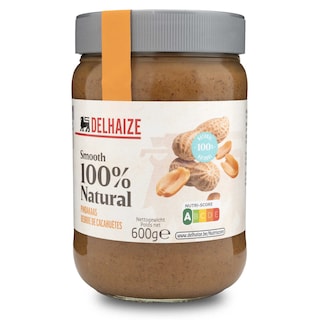 Delhaize | Pindakaas | 100% | Smeuïg 