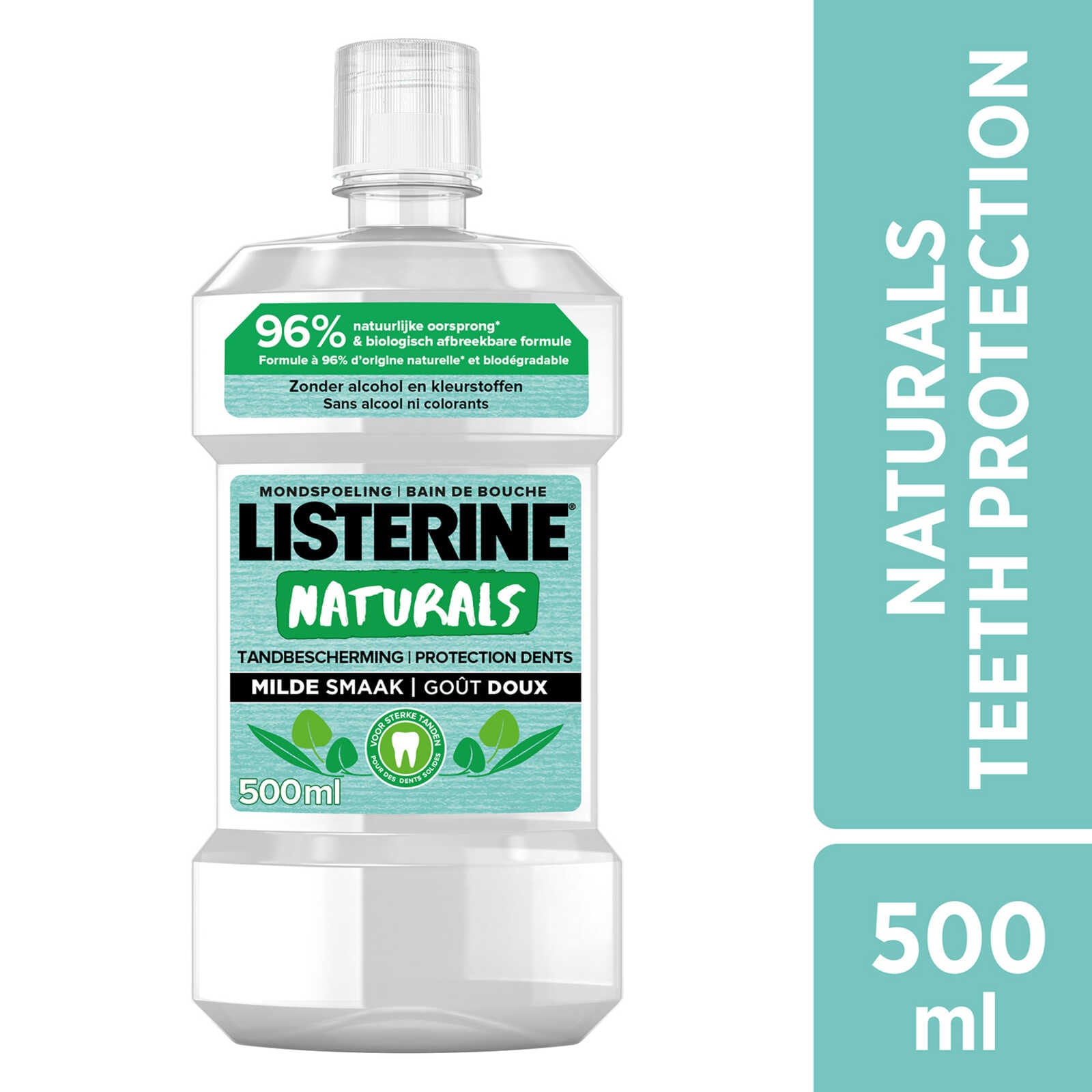 Listerine 500ml | Natural tandbecherming