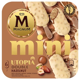 Magnum | Utopia | Mini | Double | Hazelnut 6 x 5,5 cl