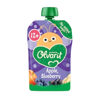 Olvarit | Knijpzakje | Appel Banaan Bosbes | 12M 100 gr
