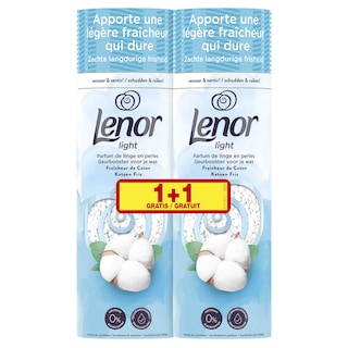 Lenor | Perles de parfum | Selection| Coton | 1+1 