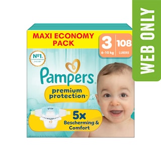 Pampers | Premium Protection | Luiers | Maat 3 | Maxi Pack 