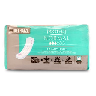 Delhaize | Protect|Fuites urinaires |Légères - Moderées | Normal |Aloe Vera|12 pc 