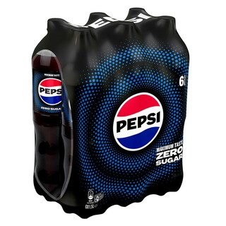 Pepsi | Cola | Zero | Soda | Pet 6 x 1,5 l