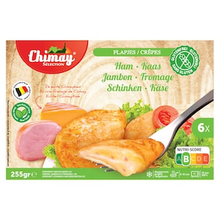 Chimay Sélection | Glutenvrij flapjes | ham en kaas 