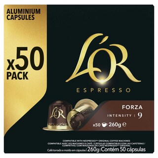 L'Or | Koffie | Espresso | Forza | Capsules 52 gr
