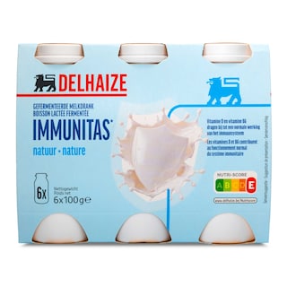 Delhaize | Drinkyoghurt | Natuur | Immuniteit 6 x 10 cl