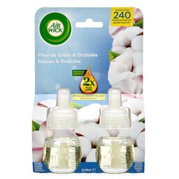 Air Wick | Recharge | Diffuseur |Coton & Orchidee 2 pc