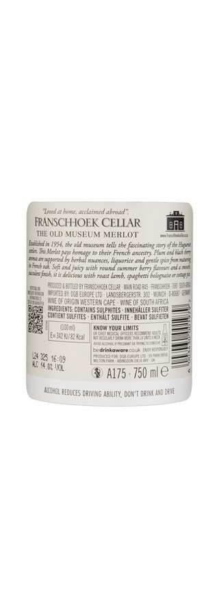 South Africa | Franschhoek Cellar Merlot Rouge 