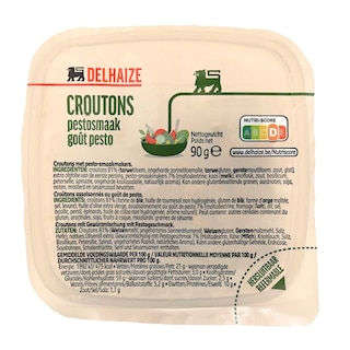 Delhaize | Korstjes | Salade | Pesto 
