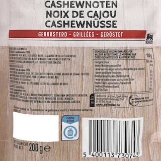 Delhaize | Cashewnoten | Geroosterd 
