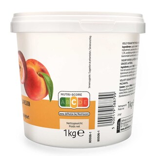 Delhaize | Yoghurt | Vol | Perzik en passievrucht 