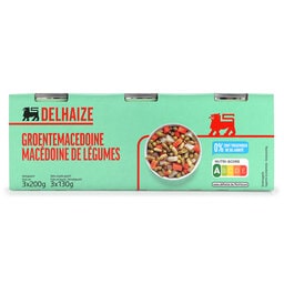 Delhaize | Légumes | Macédoine | Boîte 