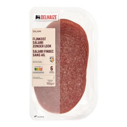 Delhaize | Fijnkostsalami Zonder Look 