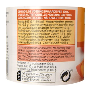 Delhaize | Confituur | Abrikozen | Maltitol 