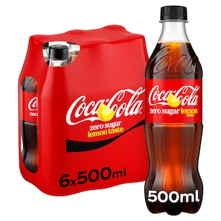 Coca-Cola | Zero Sugar | Lemon | PET 6 x 50 cl