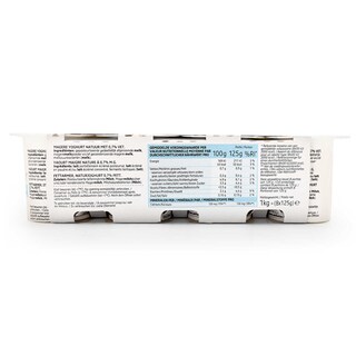 Delhaize | Yoghurt | Mager | Natuur 8 x 125 gr