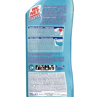 WC Net | Toilette| Gel | Intense Ocean Fresh | 750ml 75 cl