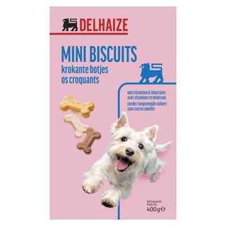Delhaize | Snacks chien | Biscuits | Mix viandes 400 gr